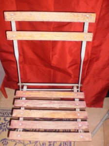Chaise après décapage