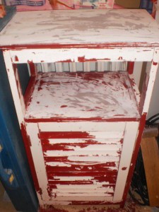 Décapage du meuble