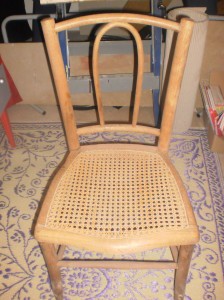 chaise en paille