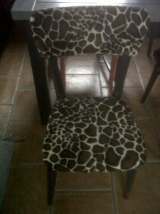 chaise-vintage-girafe